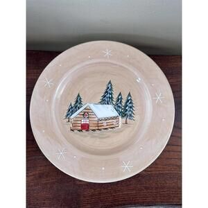 Vintage Home Northwoods Collection Cabin Design Dinner Plates
